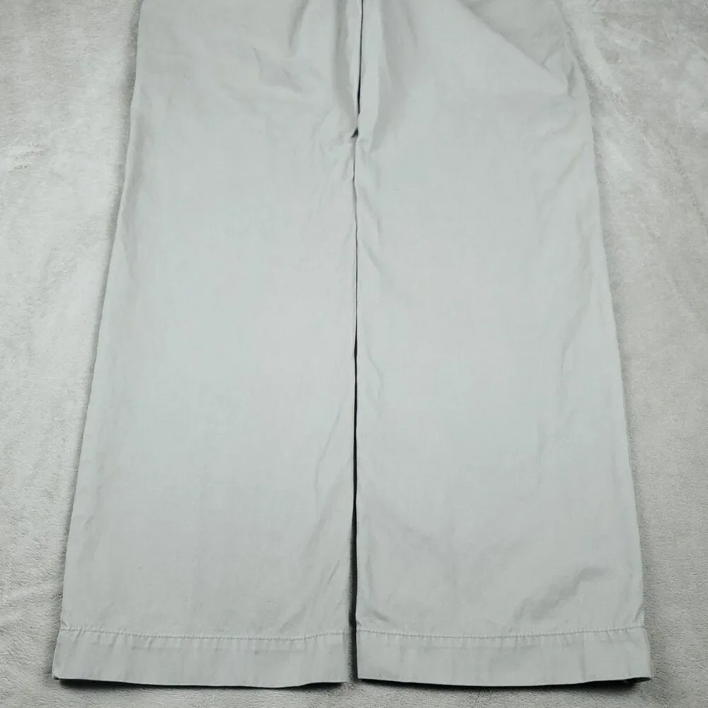 Banana Republic Dawson Pants Men's 33x34 Beige Relaxed Fit 100% Cotton - Picture 12 of 14